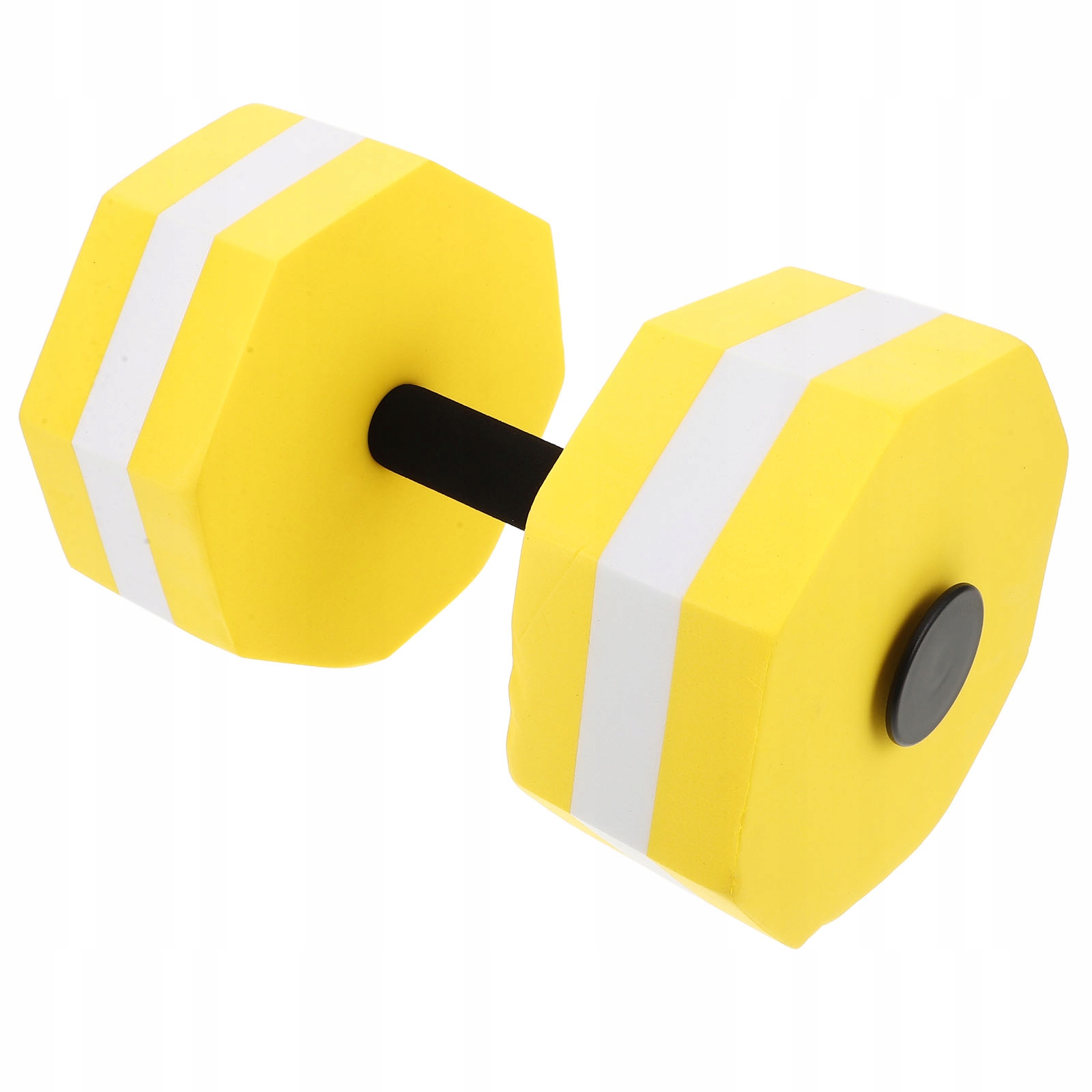 Hantle Wodne Do Fitness Z Pianki Eva, Lekkie I Wytrzymałe, Kolor Żółty