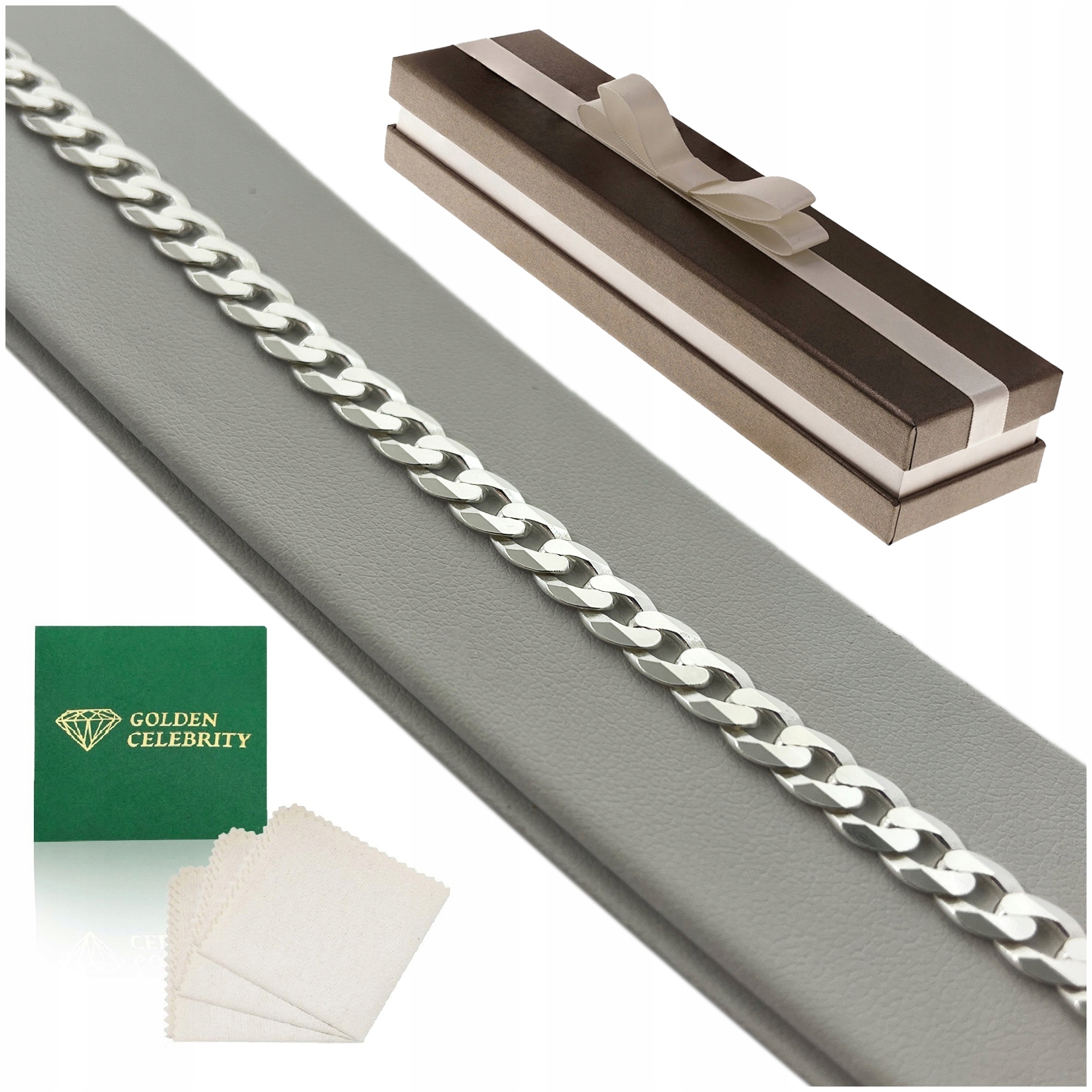 Pánský Náramek Stříbrný Pancíř 6,5 MM Ryzost 925 Dárek Pro Chlapa Dárek