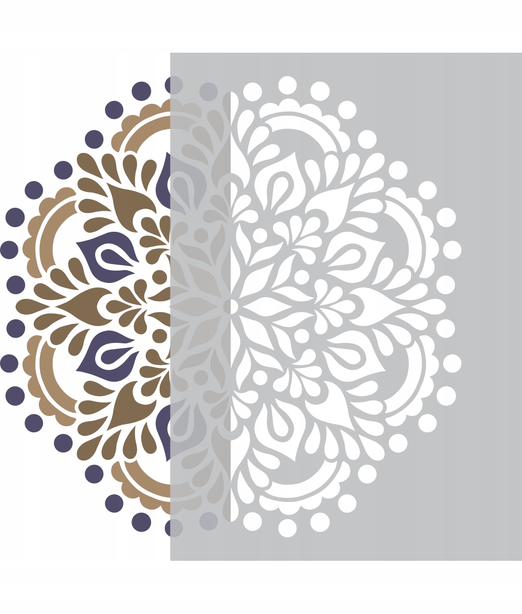 

Mandala 1a szablon Aplikacja 45x65cm
