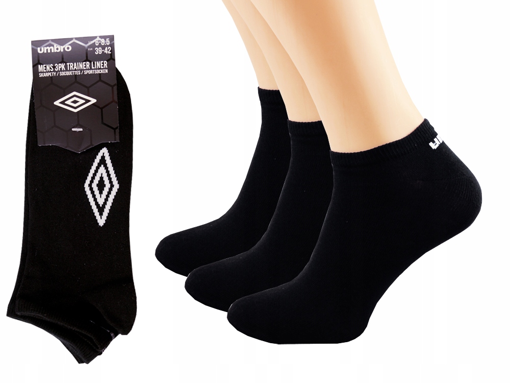 Umbro ponožky kotníkové ponožky bavlněné 3 Páry 43-46