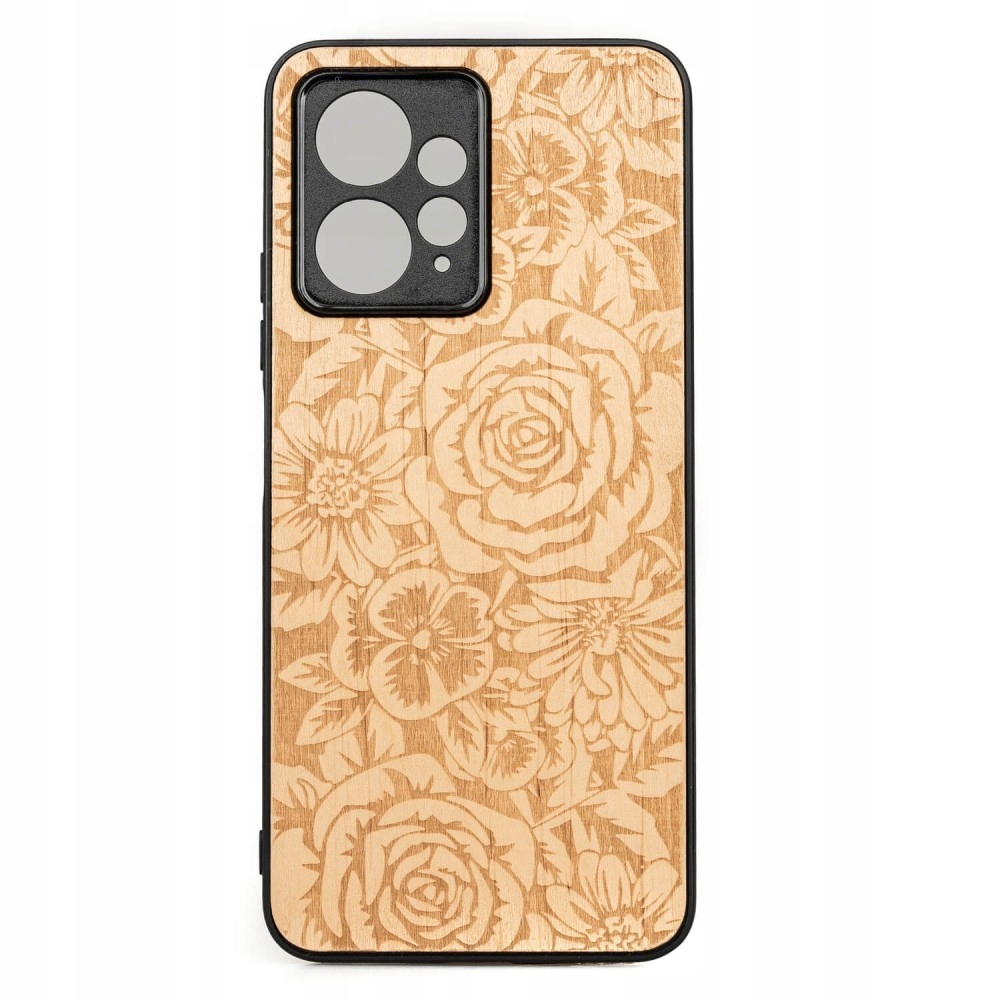 Dřevěné Pouzdro Bewood Redmi Note 12 4G Růže Aniegre