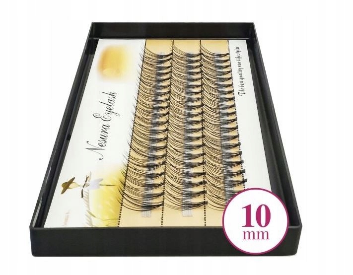 

Nesura Rzęsy Gotowe Kępki Jedwabne C 10MM