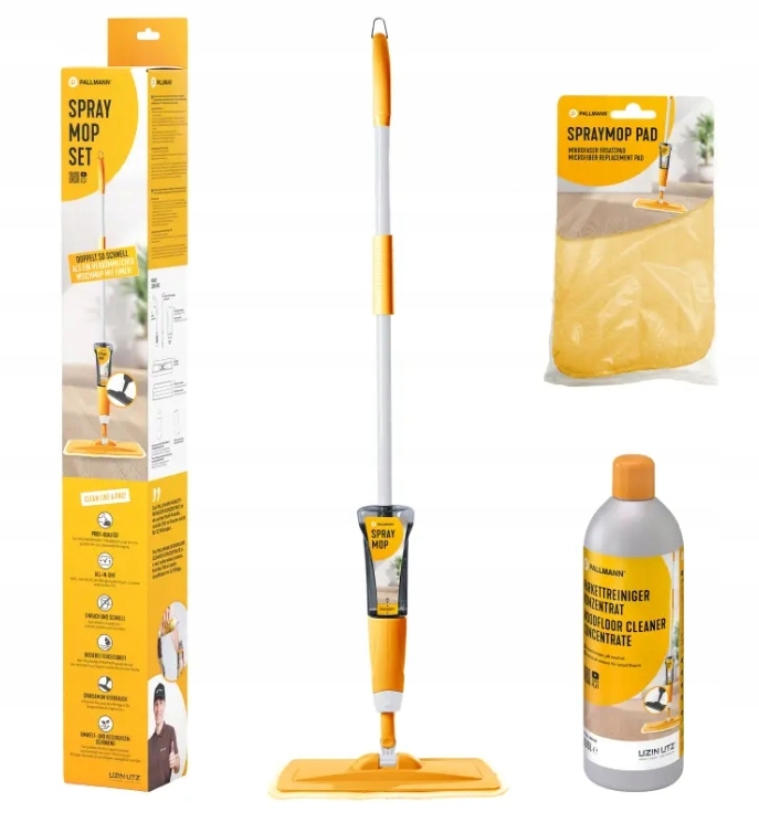 Pallmann Spray Mop Set zestaw czyszczący do podłóg