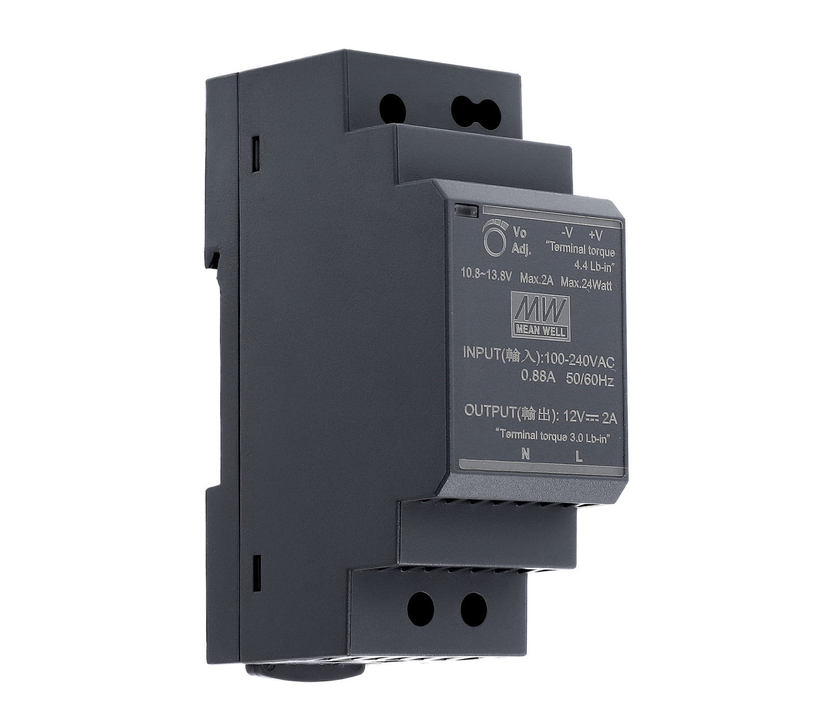 

Zasilacz Din 12V 2A 24W Mean Well HDR-30-12