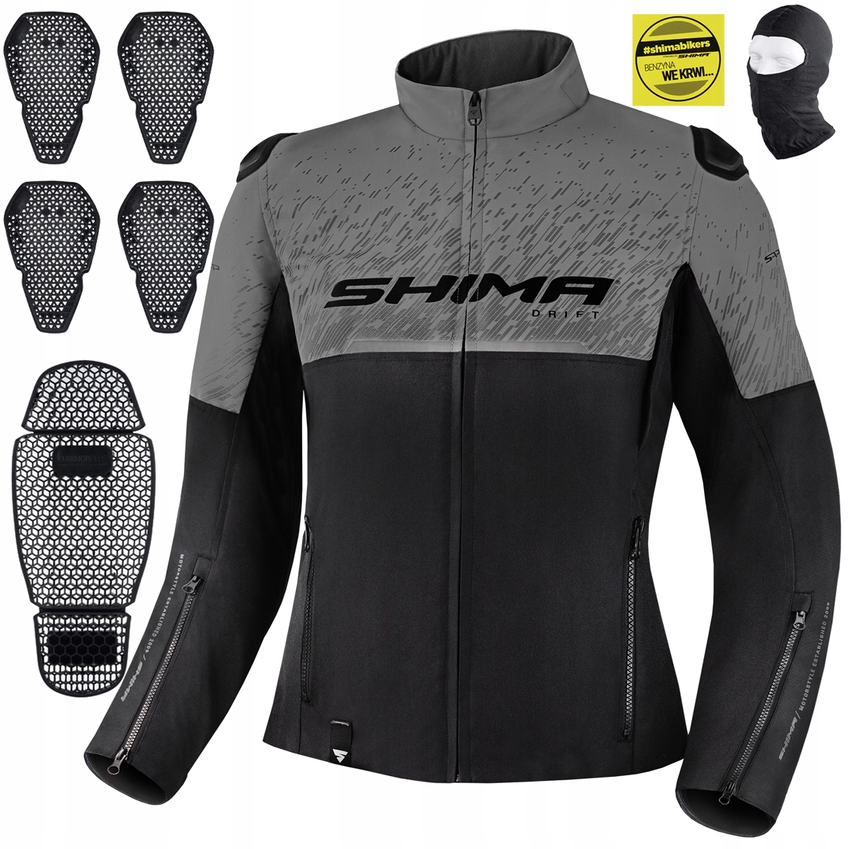 Moto Bunda Shima Drift Lady Dámska Letná Textilná Darček