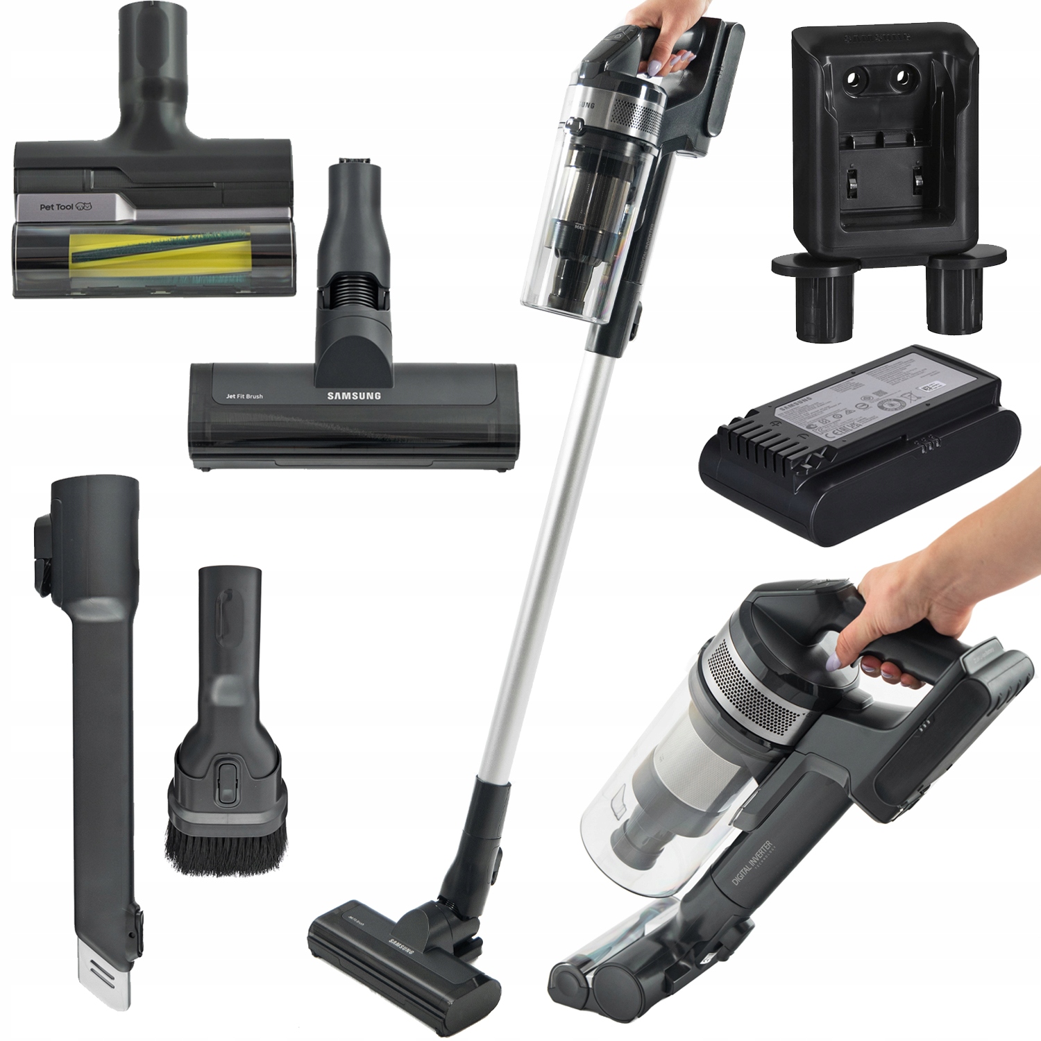 Odkurzacz Samsung Jet 65 Pet VS15A60AGR5 Szczotka do sierści Pet Tool Jet