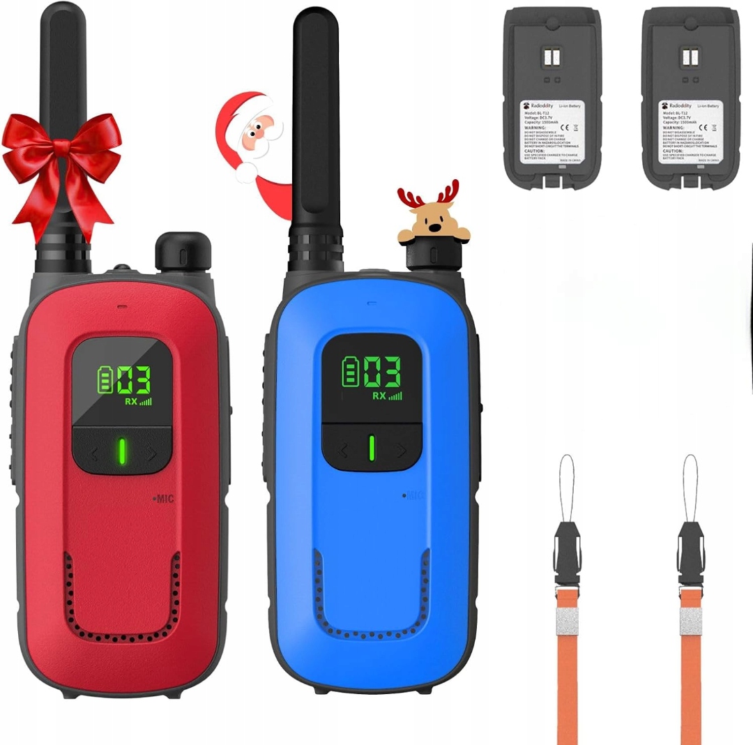 Krótkofalówka Radiotelefon Walkie Talkie Radioddity PR-T3 Zestaw 2SZT Vox