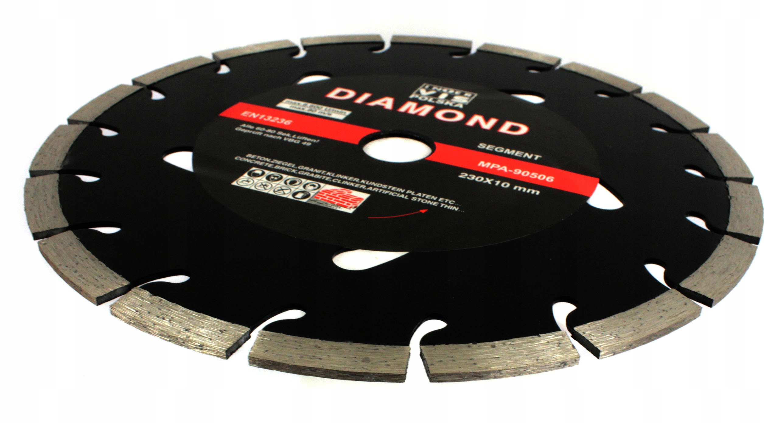 TARCZA DO BETONU DIAMENTOWA INTER-VIS 230 SEGMENT Kod producenta 449367