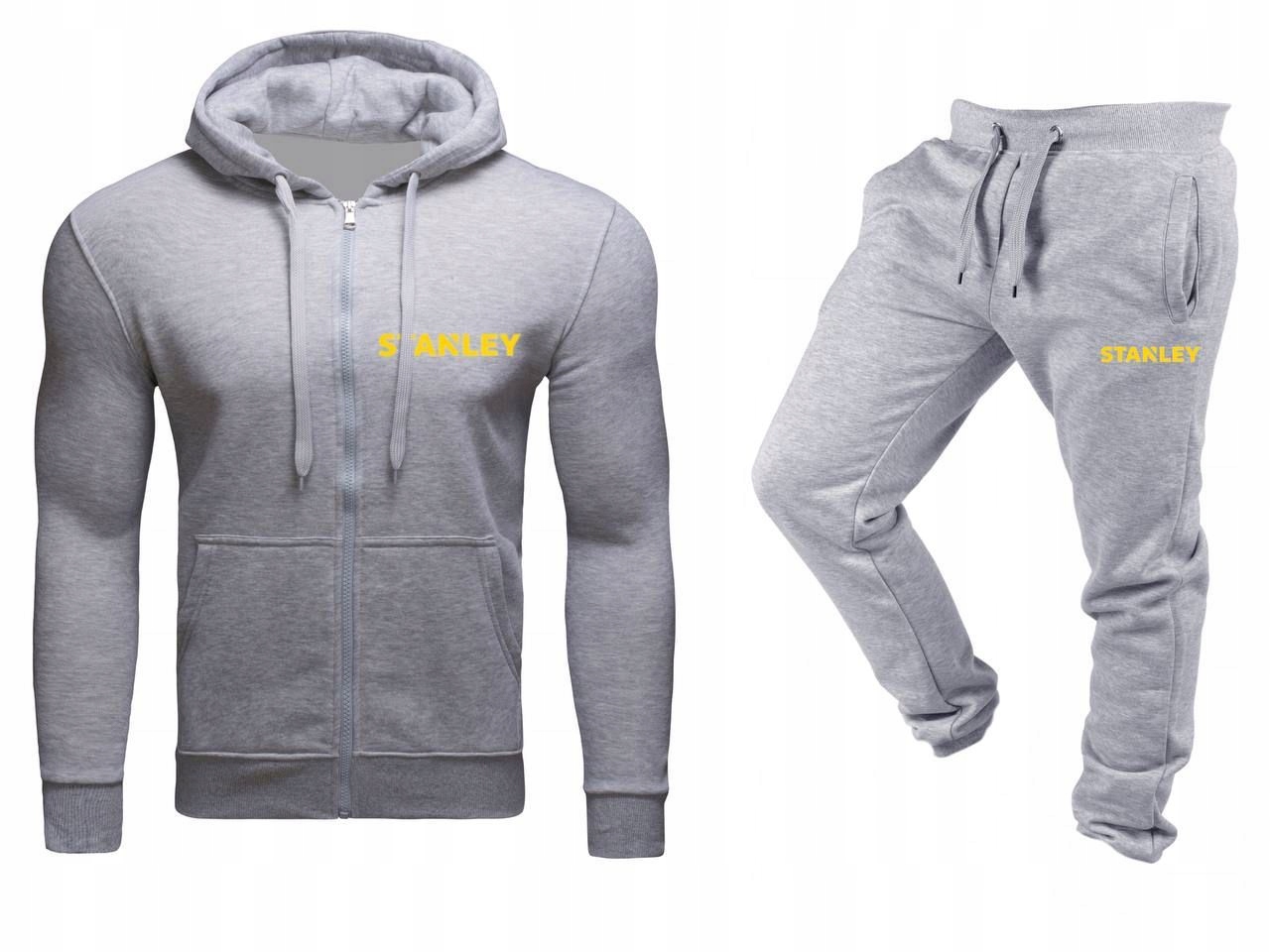 Tepláková Souprava Teplákovka Festool Pánská Rozepínací Šedá XL