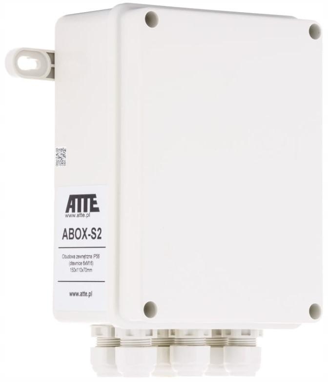 Vnější Pouzdro Atte ABOX-S2 IP56 150x110x70 MM 6x M16 RAL7035