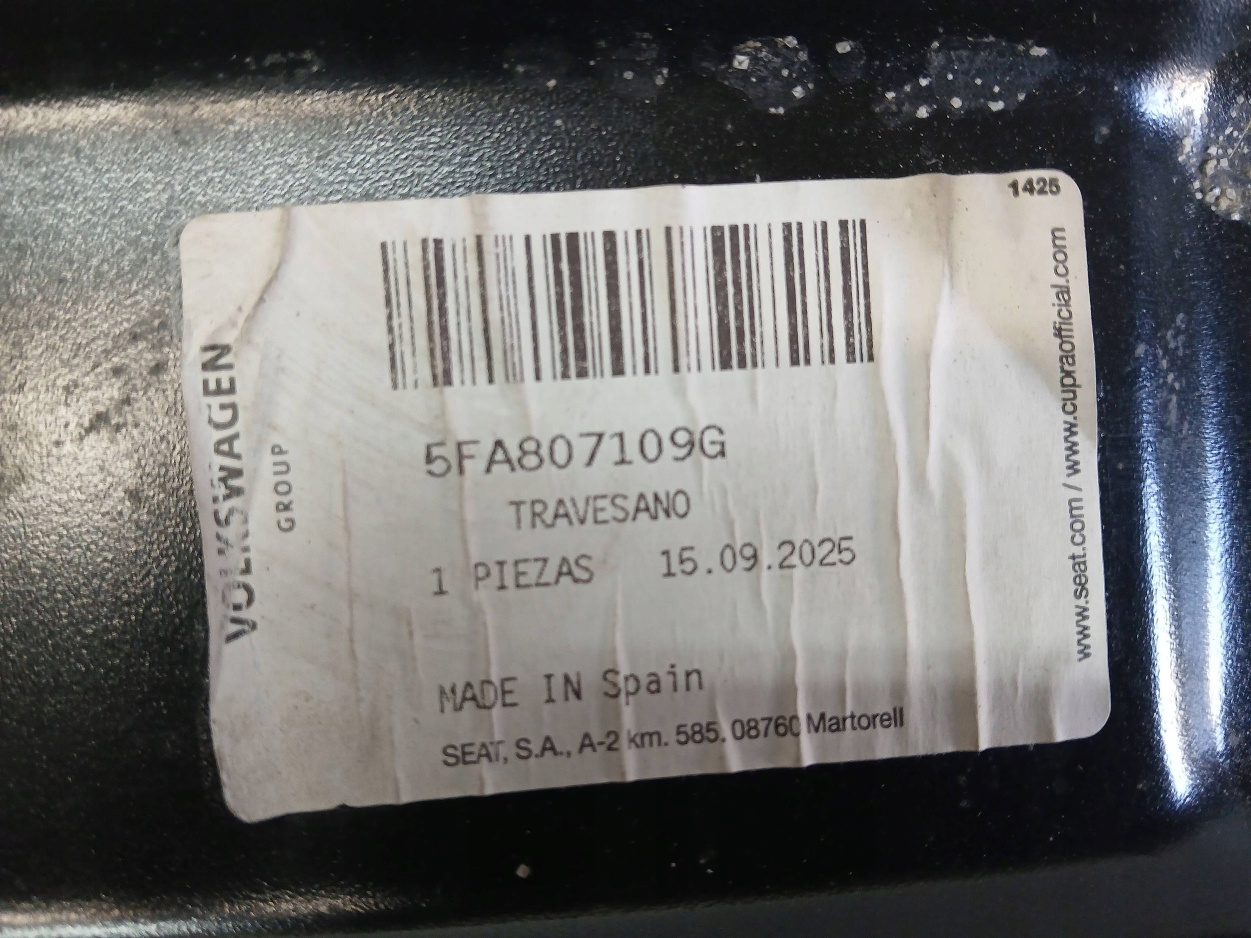 bumper support front SEAT LEON IV 4 5FA 5FA807109G new originál