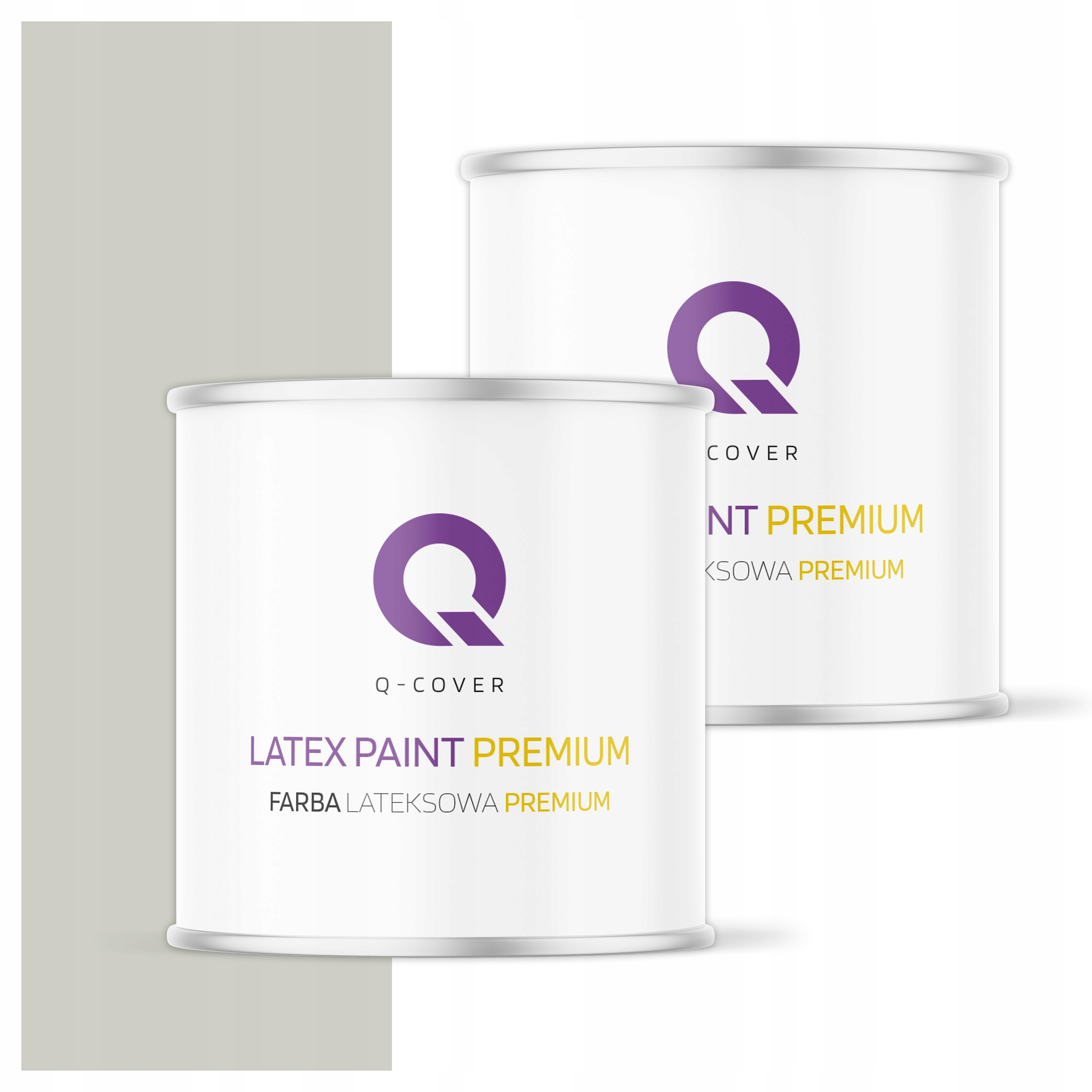 Plamovzdorná farba Umývateľná na steny stropov 2L Hlboká matná farba Khaki svetlá