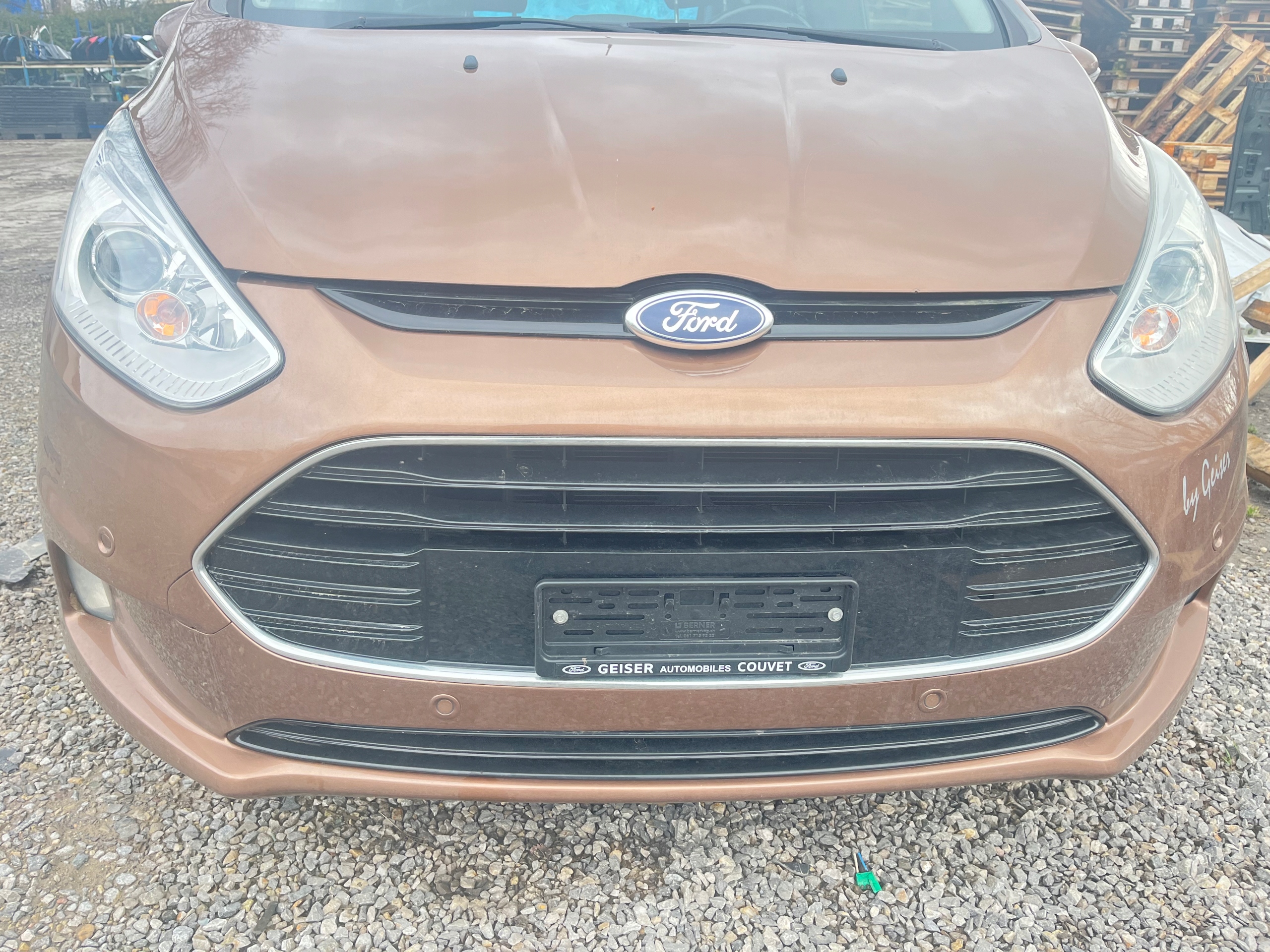 FORD B-MAX PRZÓD MASKA ZDERZAK PAS CHŁODNICE LAMPY