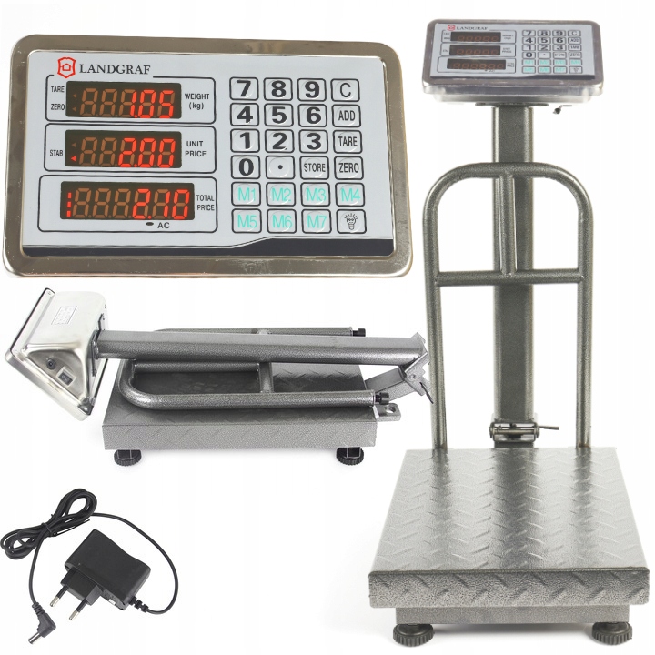 WAGA MAGAZYNOWA SKLEPOWA ELEKTRONICZNA LCD 150kg