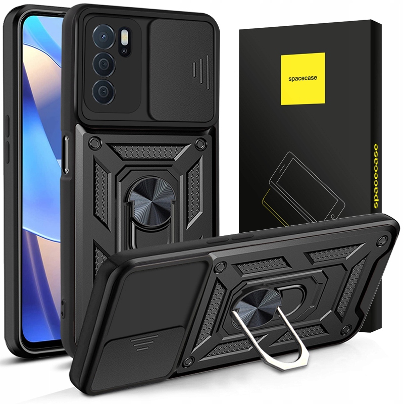 

Etui Case Do Oppo A16 Spacecase Camring Pancerne