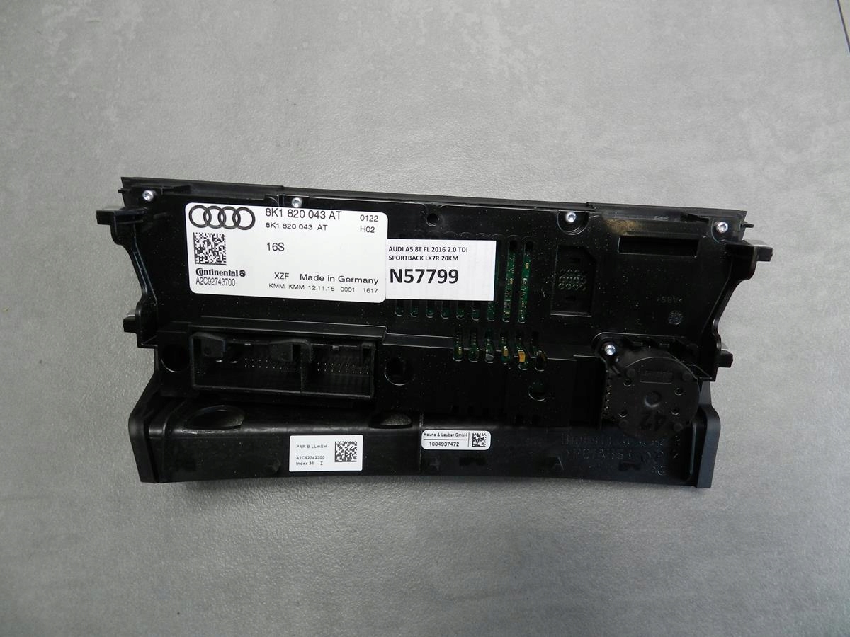 AUDI A5 8T COMANDI CLIMA 8K1820043T