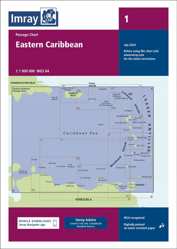 Imray 1 Eastern Caribbean