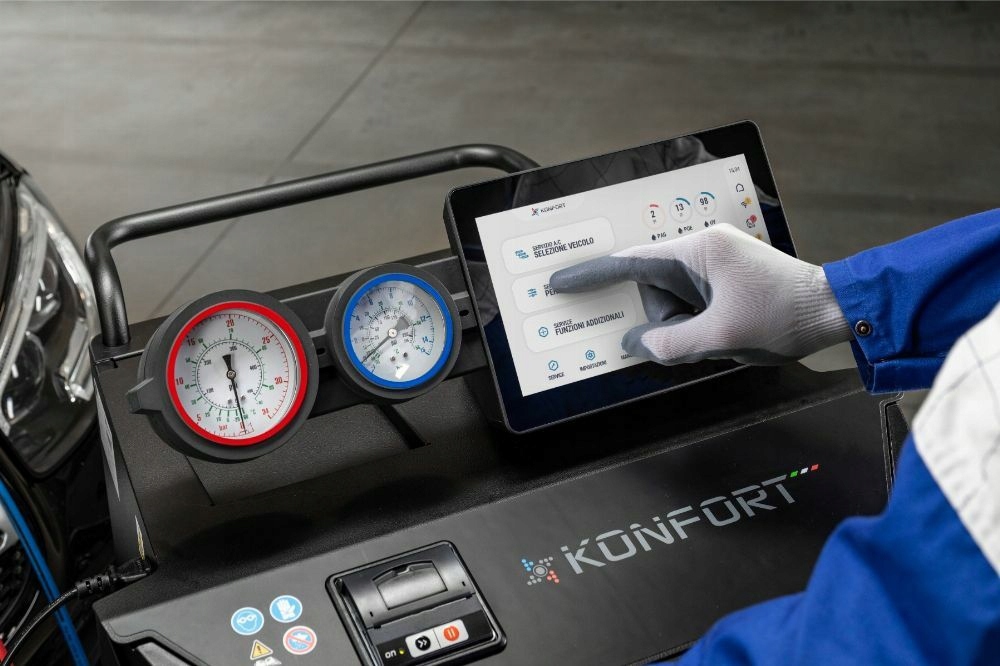 Stacja klimatyzacji TEXA 720R Touch Z16710 R134a EAN (GTIN) 8057714049155