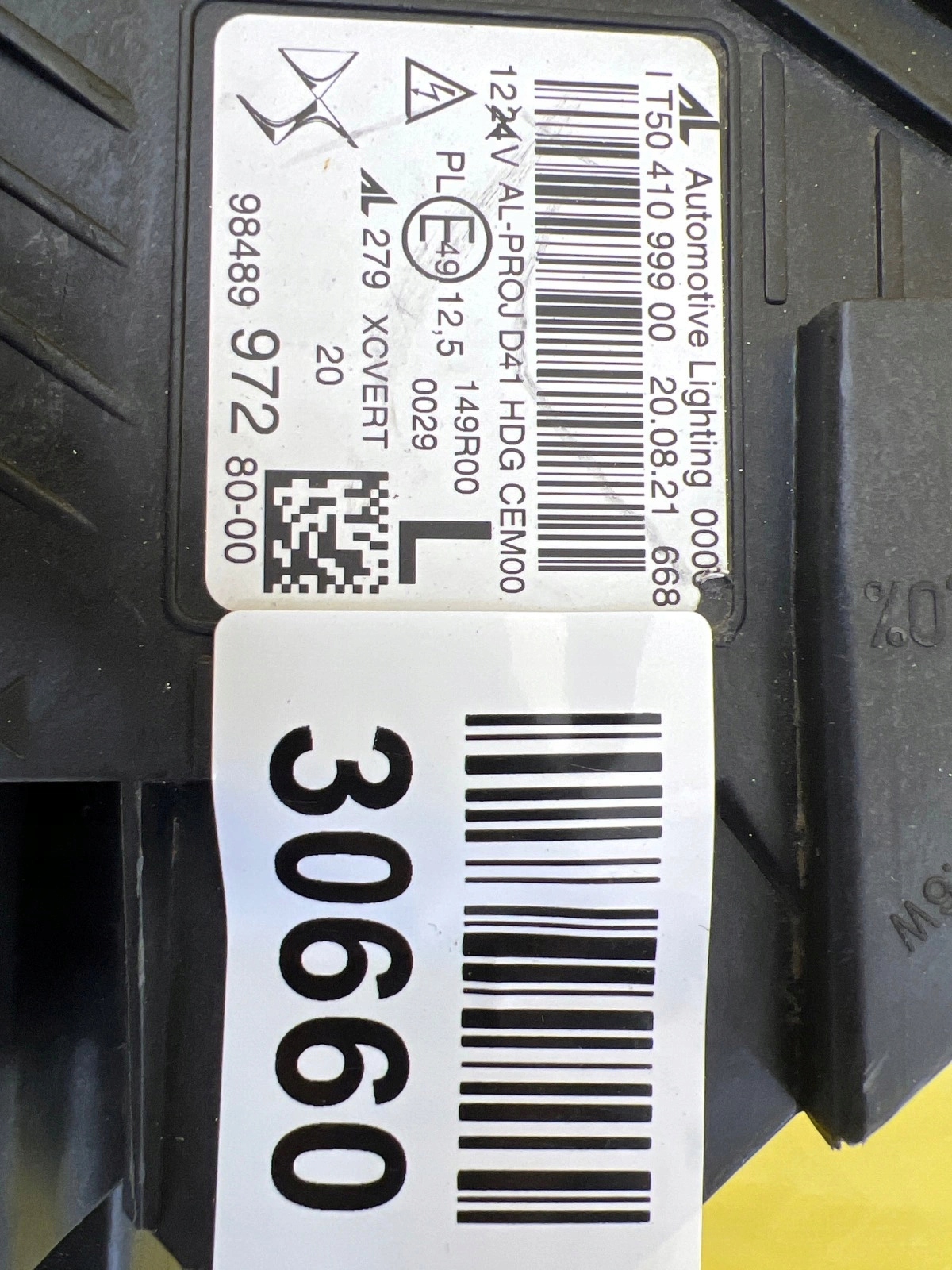 light front left Citroen DS4 2 II Full Led 9848997280