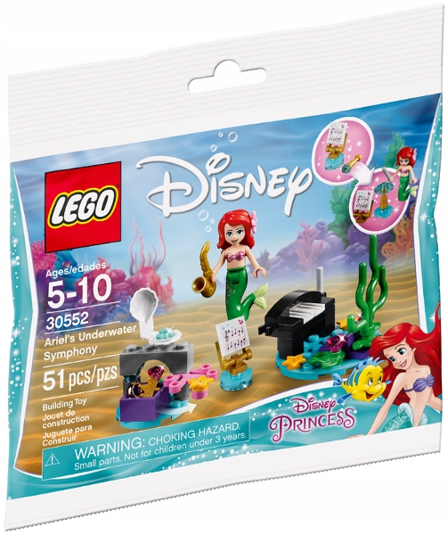 Lego 30552 Disney Podwodna symfonia Arielki Polybag 2018 rok