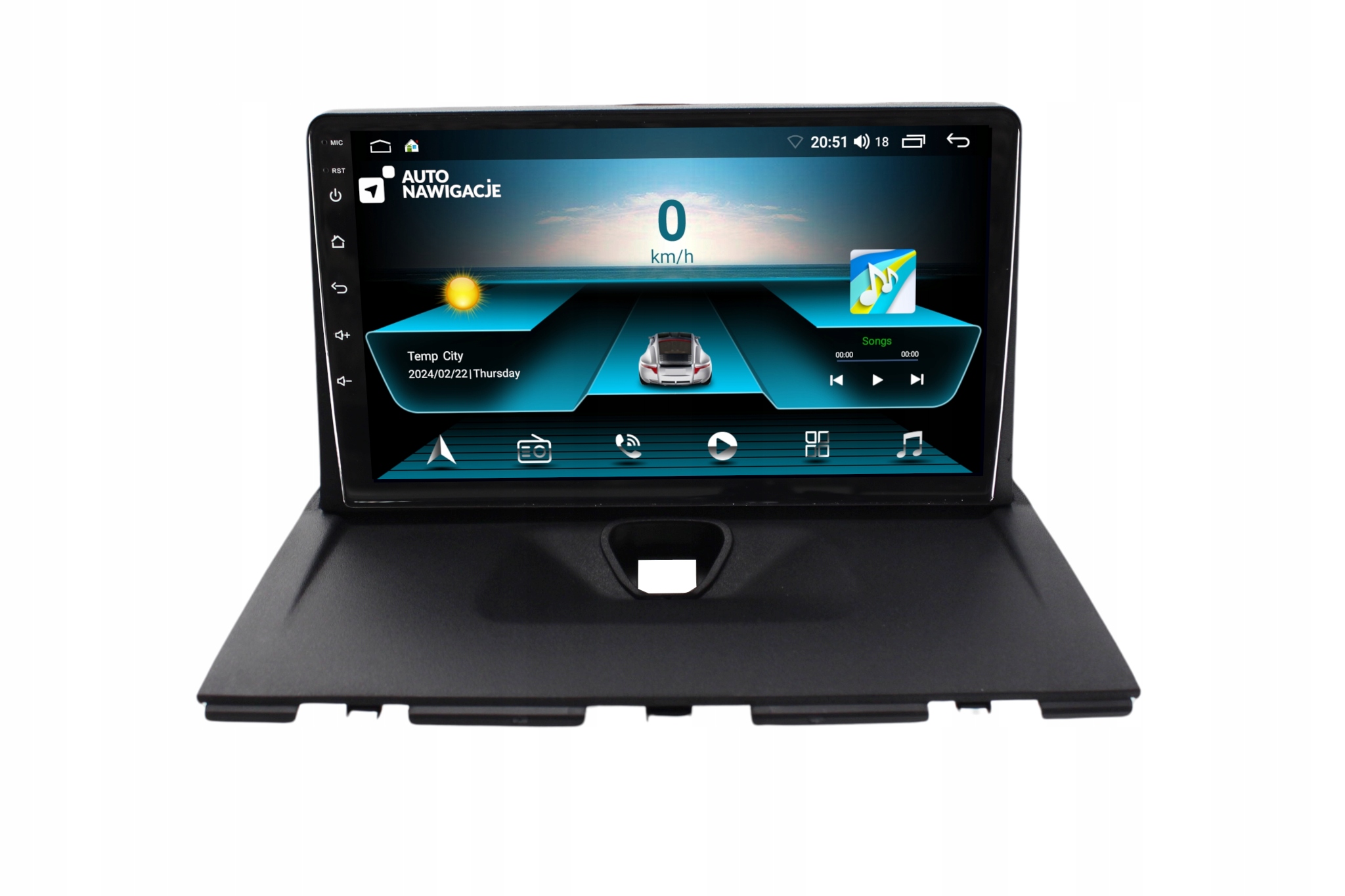 RADIO NAWIGACJA GPS TOYOTA PROACE I 2013-2016 ANDROID CARPLAY