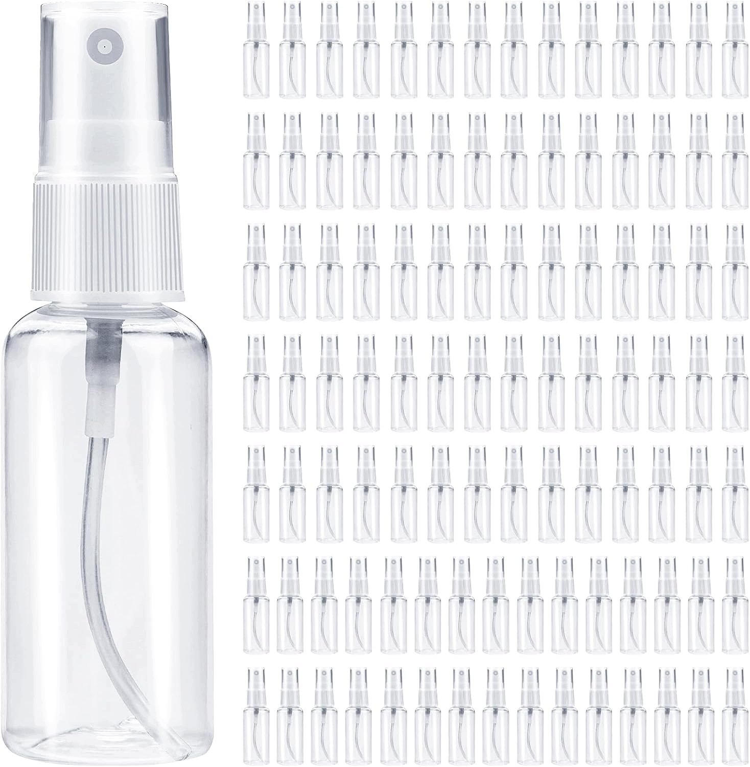 Sada 100 Lahví S Rozprašovačem 30 ML Mini Prázdné Pro Plnění