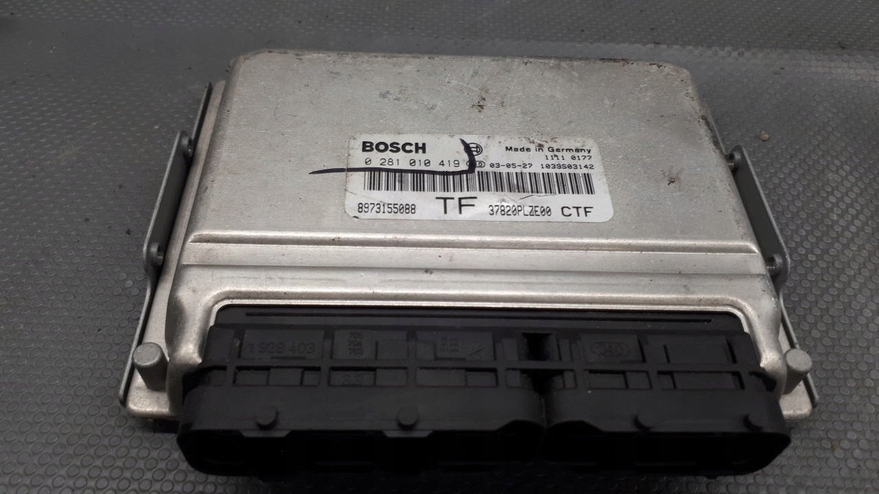 control unit of the engine HONDA CIVIC VII 0 281 010 419