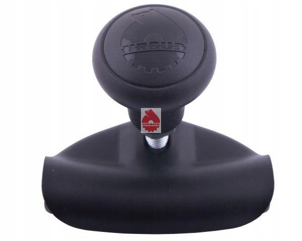 

Gałka kierownicy czarna z wkładkami gumowymi Ursus