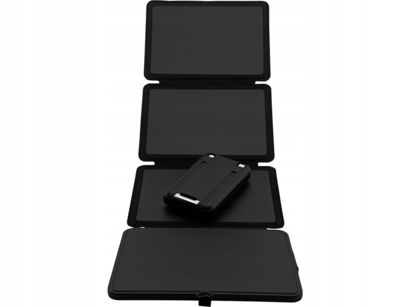 PowerNeed ES10000-4 z odłączanym panelem 10000mAh 15W Czarny
