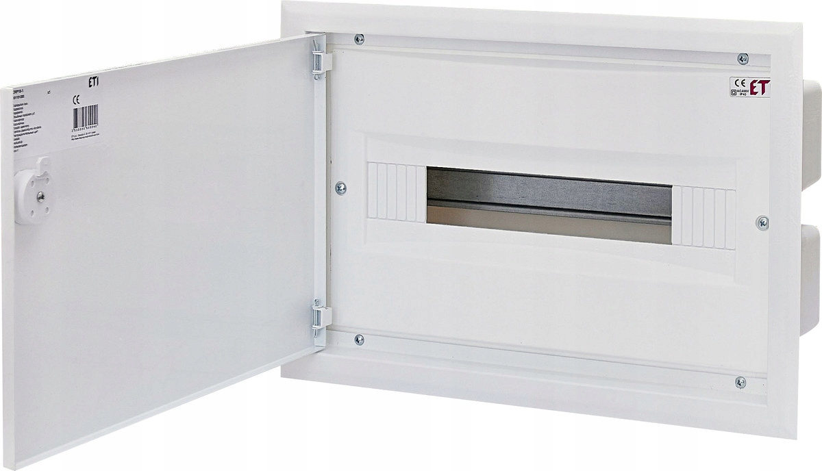 Podomítkový rozvaděč, kovové dveře, IP40, ERP18-1