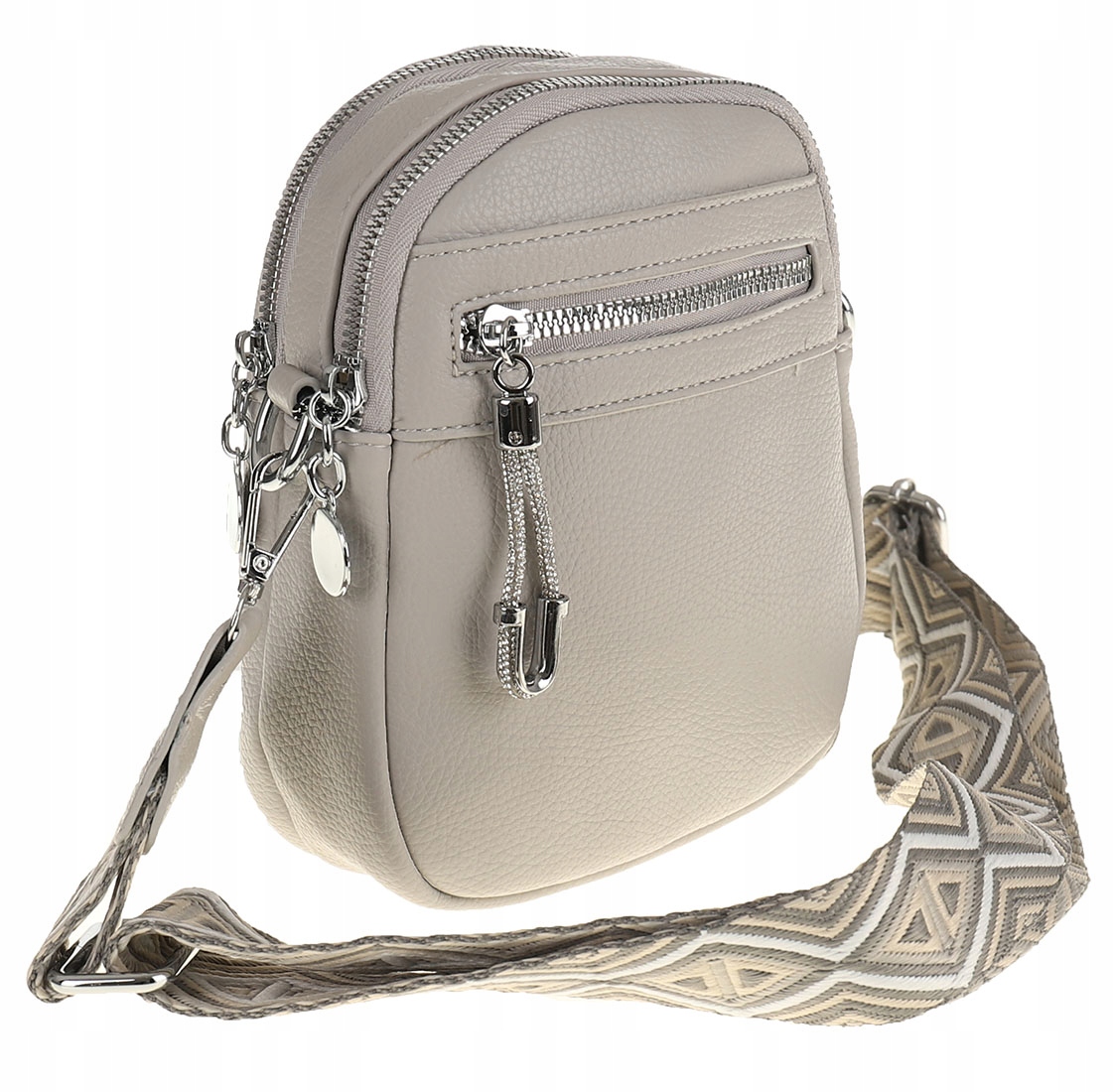 Maria C. Elegancka Torebka Damska listonoszka MC781 Grey