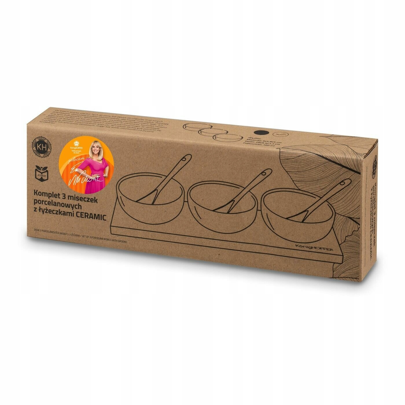 MISECZKI DO DIPÓW sosy jedzenie przekąsek salaterki na desce bambusowej Rodzaj dipówka