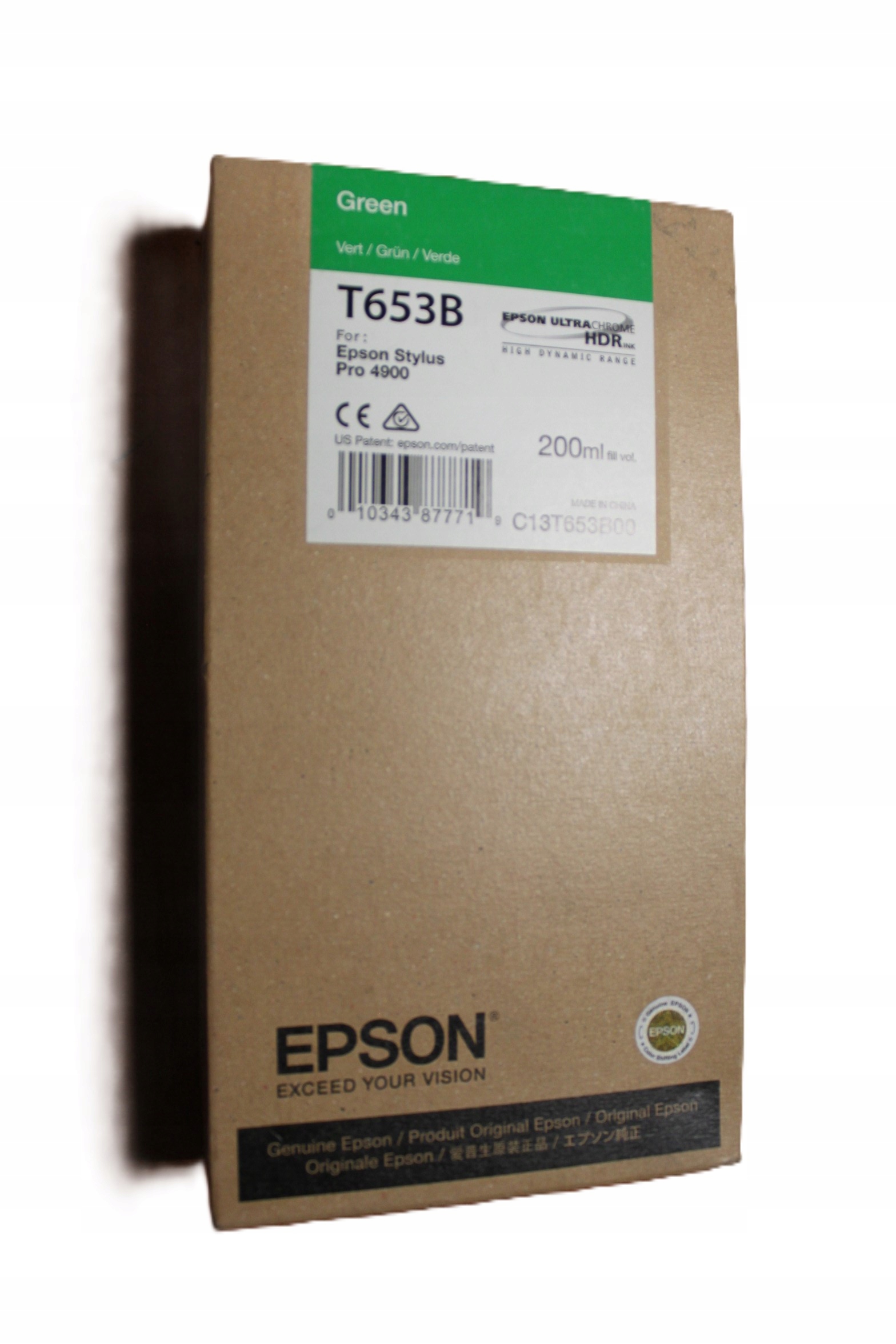 Epson T653B C13T653B00 inkoust zelený originál 17-20