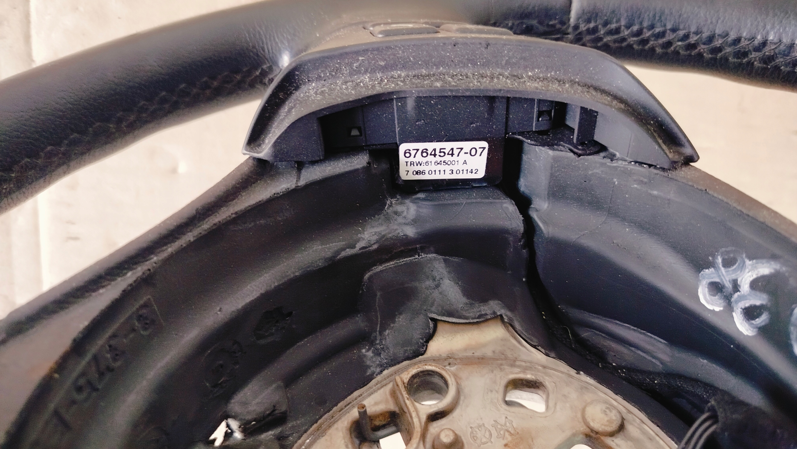 lenkrad Leder Schalter MULTIFUNKCJI 6764547 BMW 3 E90 E91 E92 E93