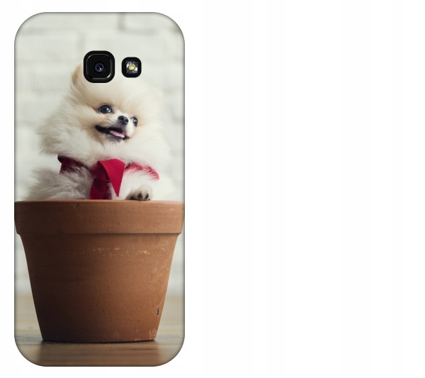 

Etui pokrowiec Samsung Galaxy A5 2017 Pies pomeran