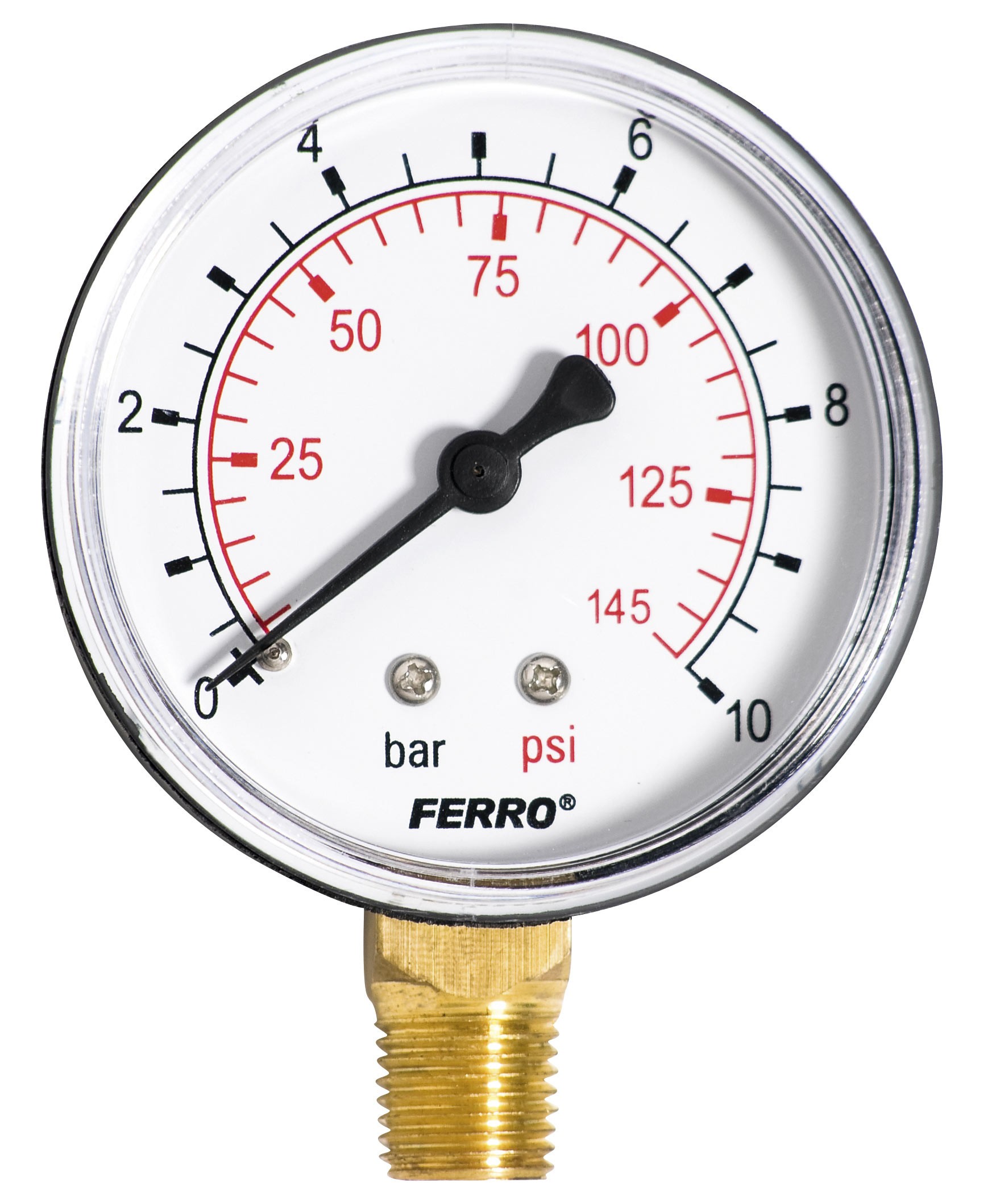 

Manometr 63 mm 1/4” 0-10 bar radialny M6310R