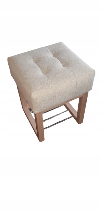 Pufa 38x38 čalúnené sedadlo, drevo, farby