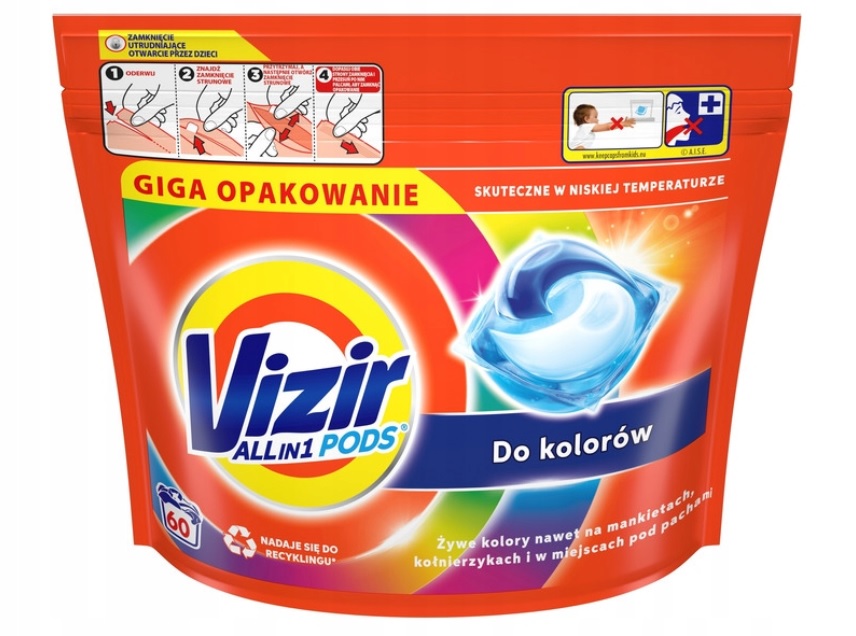 

Vizir kapsułki do prania koloru Color 60 szt