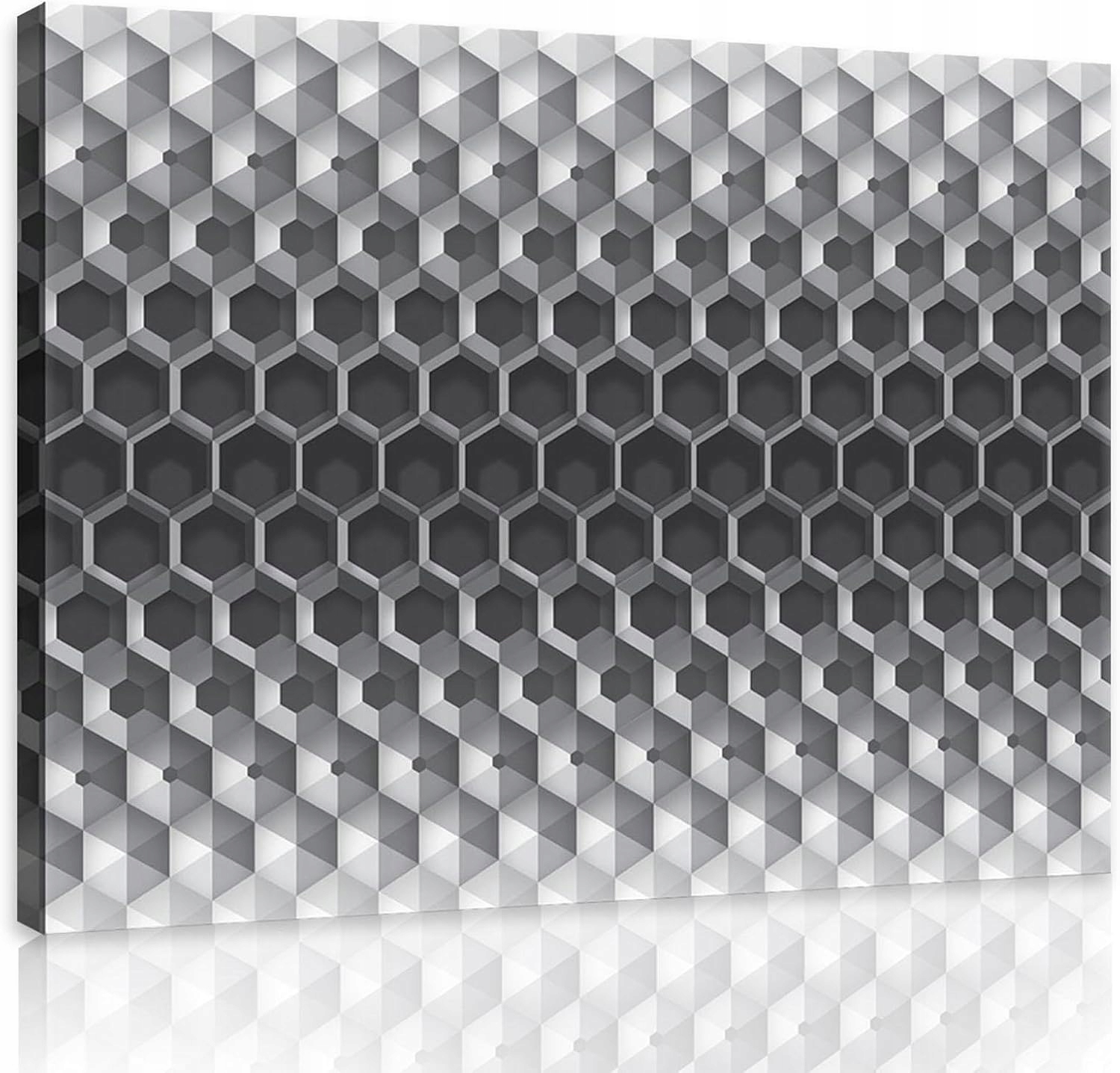 Obraz 80x60 Abstrakce geometrie šestiúhelníky struktura rytmus