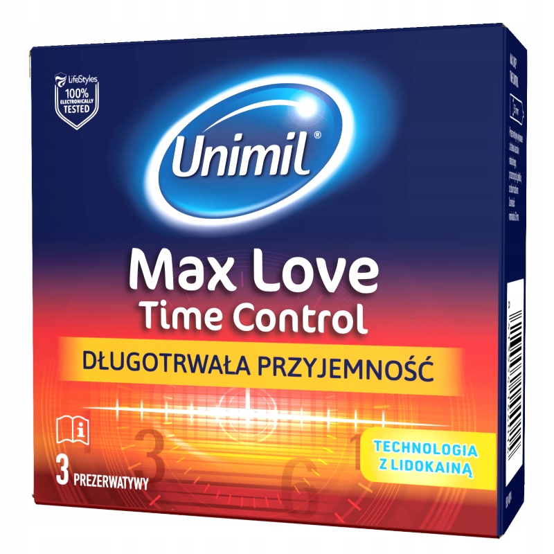 

Prezerwatywy Unimil Max Love przedłużające 3 szt.