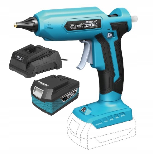 Pistolet do kleju akumulatorowy 18V SAS+ALL 5AH