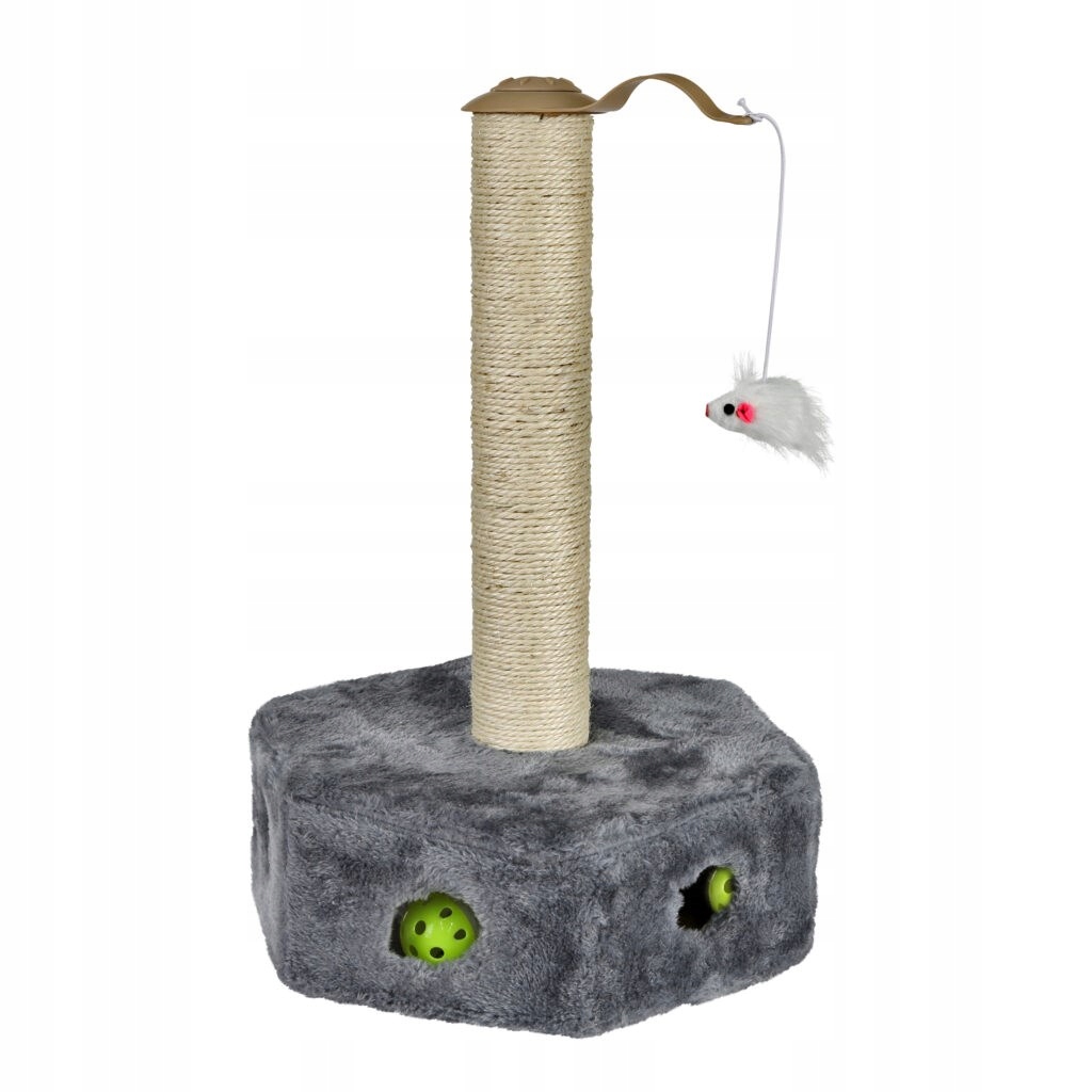 Levně Škrabadlo pro kočky s šestihrannou základnou 48 cm