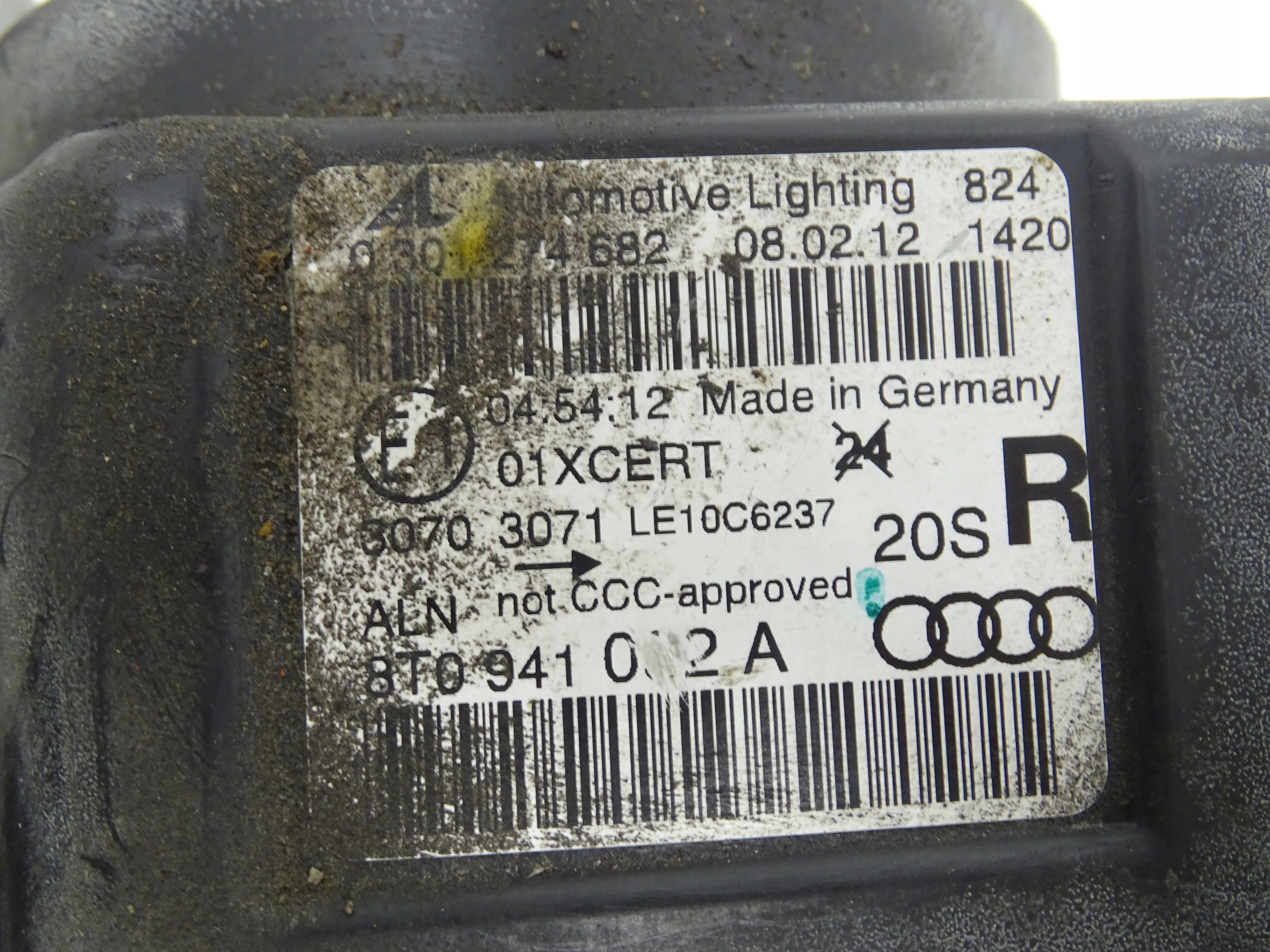 light XENON+LED right front AUDI A5 LIFT COUPE UK 8T0941002A