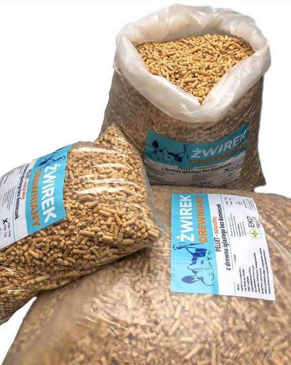 Żwirek, PELLET Z DREWNA iglastego dla KOTA / 5 kg Typ produktu pelet