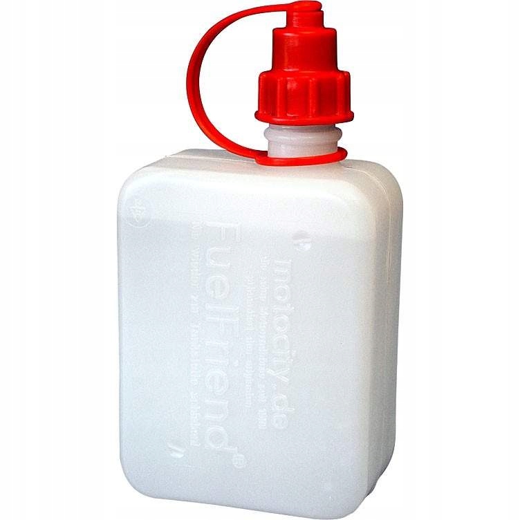 

Kanister motocyklowy 500 ml biały na olej paliwo