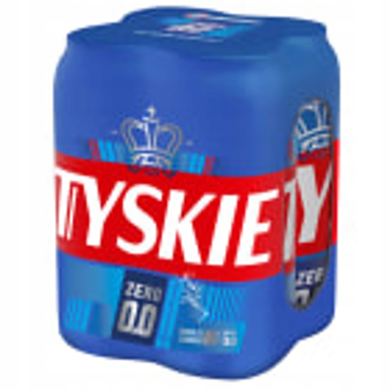 Piwo TYSKIE 0% puszka 4x500ml