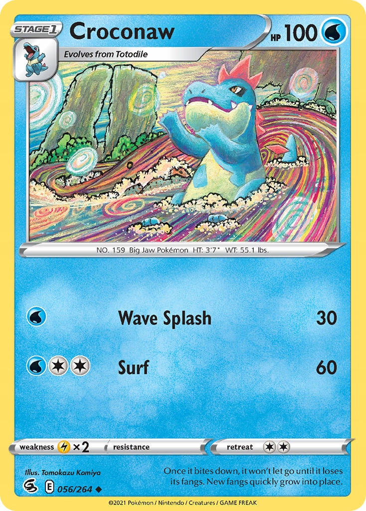 Croconaw |056/264|FST|Fusion Strike|Uncommon