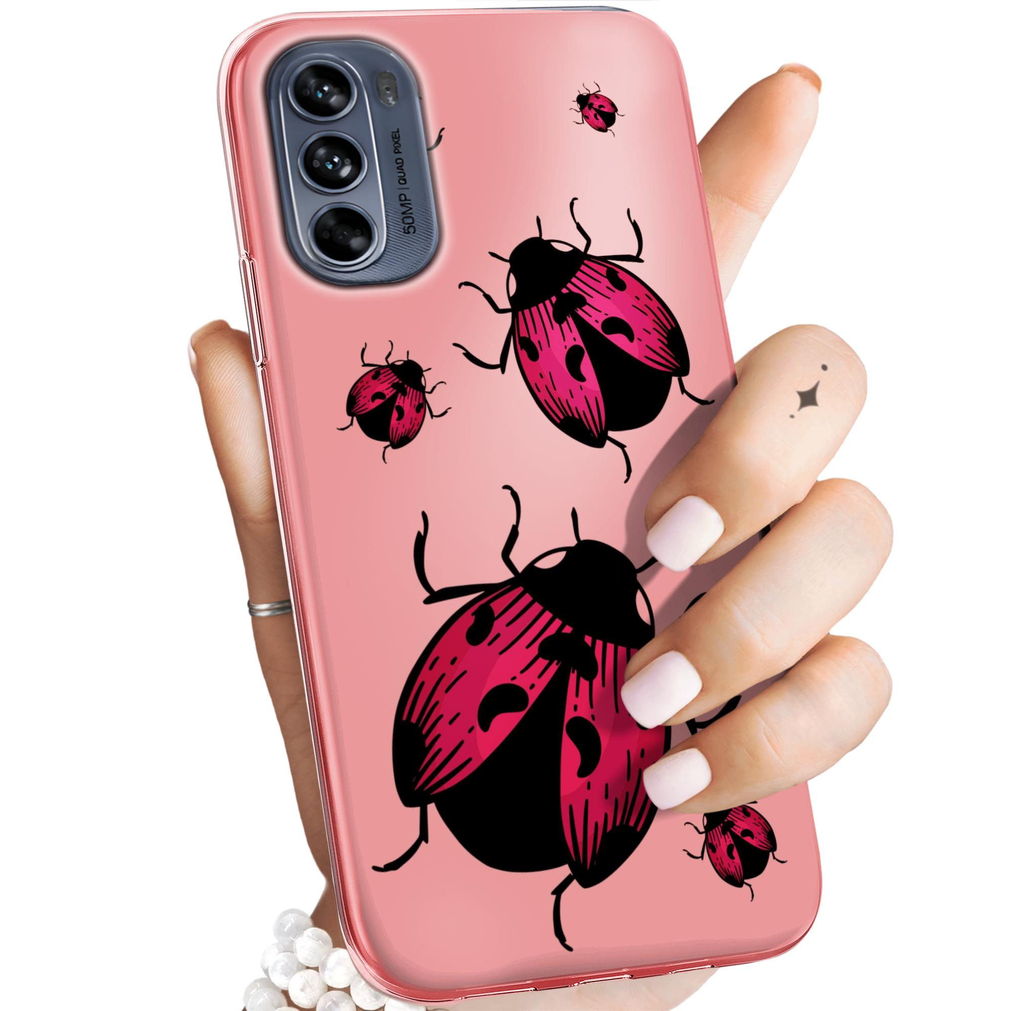 Etui Do Motorola Moto G62 5G Biedronka Z Biedronką Ladybug Obudowa