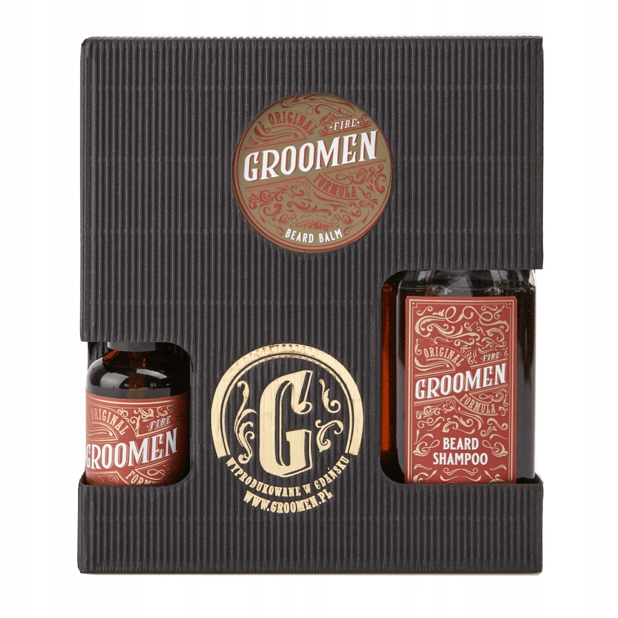 Groomen – sada na vousy Fire