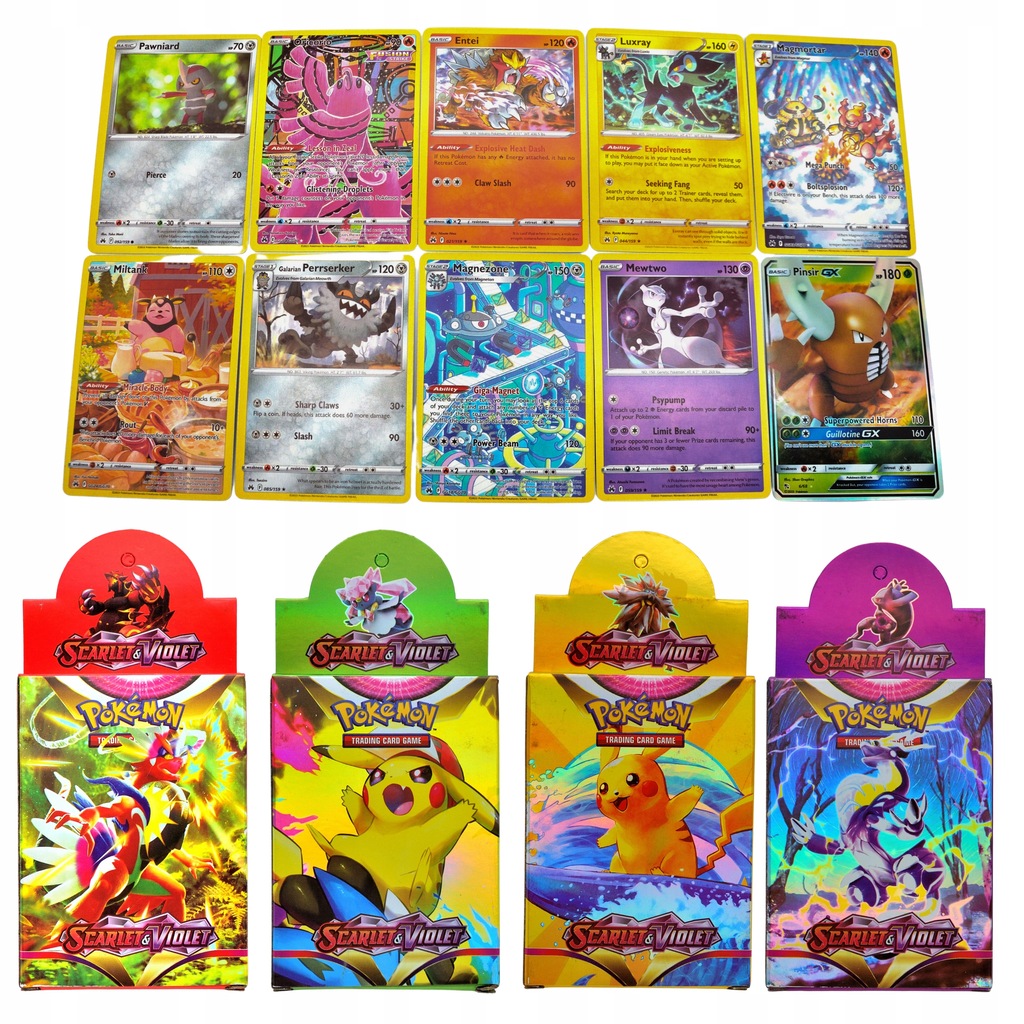 KARTY POKEMON - ZESTAW 30 SZTUK KART POKEMON TCG - SCARLET & VIOLET Wydawca inny